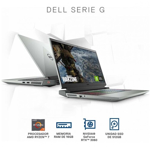 Laptop Gamer Dell Inspiron G15 5515 R7 16 512 Rtx3