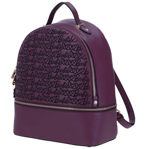 Backpack Mediana Violeti Morado Barbie X Gorett Gf20284-U