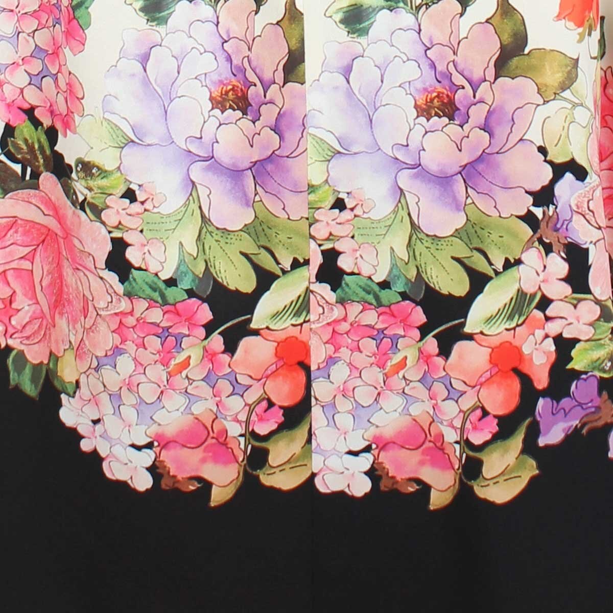 Vestido Sin Manga Diseño Estampado Flores Basel para Dama