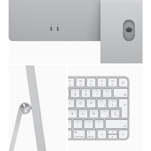 Imac 24" Plata Mgtf3Ea 256Gb M1