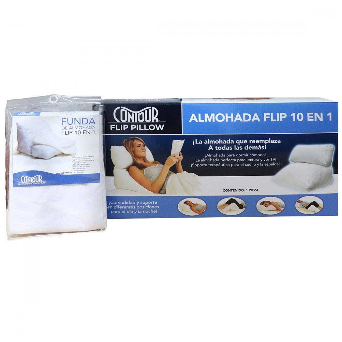 Contour flip clearance pillow