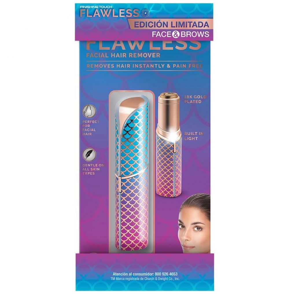 Edición Limitada Flalwess Combo Mermaid, Depiladora Facial Y Depilador de Cejas