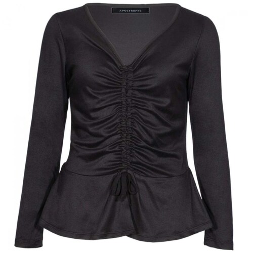 Blusa Escote V Manga Larga Apostrophe