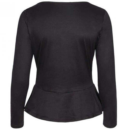 Blusa Escote V Manga Larga Apostrophe