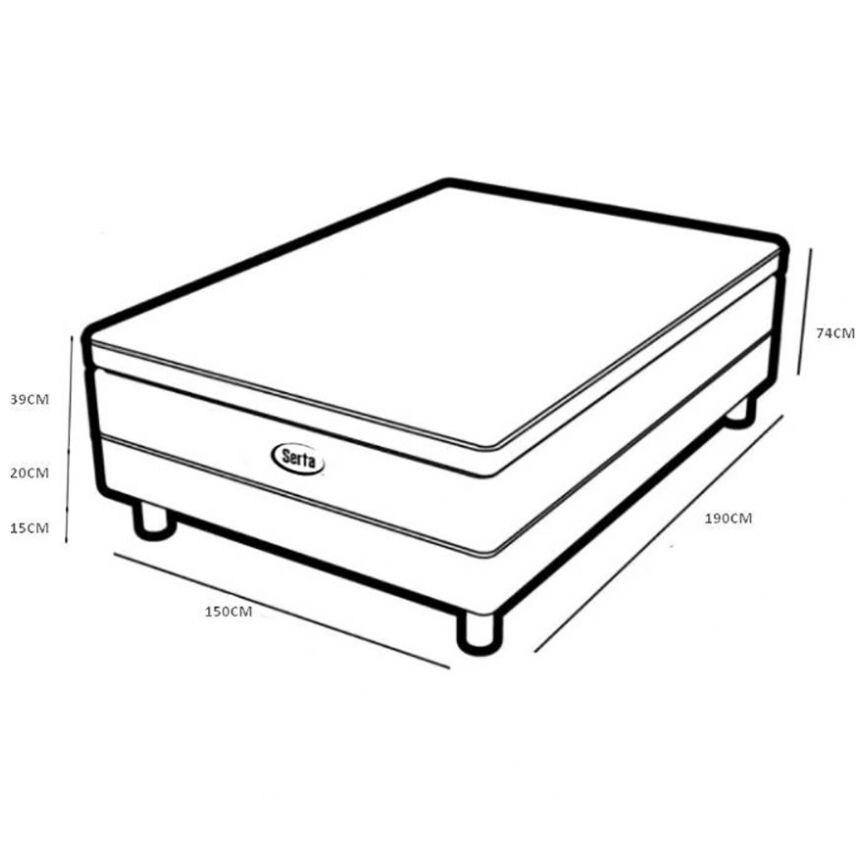 Juego Queen Size Heavenly Serta