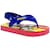 Sandalia Flip Flop 13-16 Azul Rojo Disney Modelo  10019595 para Niño
