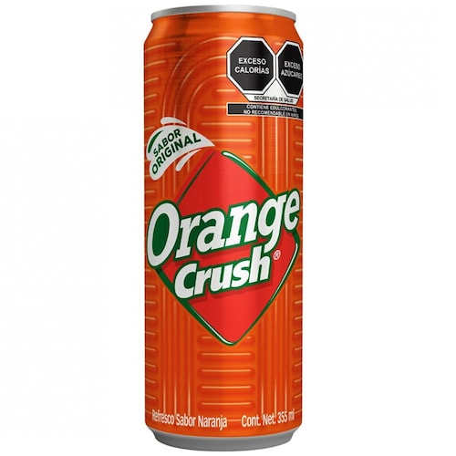Refresco Orange Crush Lata Sleek 355 Ml