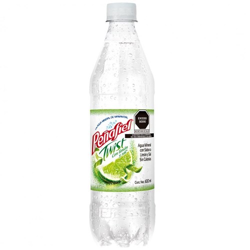Agua Mineral Peñafiel Twist Limón 600 Ml