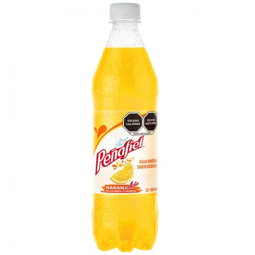 Agua Mineral Peñafiel Naranjada 600 Ml