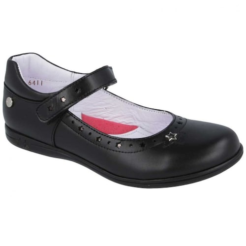 Zapato Escolar Aylin con Hebilla 22-25 Negro Chabelo para Niña