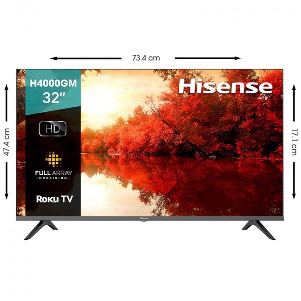 Pantalla Hisense 32" H4000 Hd Roku Tv (32H4000Gm 2020)