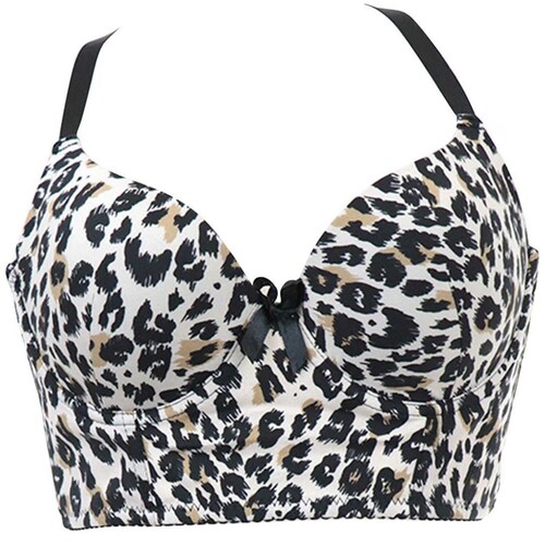 Brasier Peto Largo en Animal Print Couture