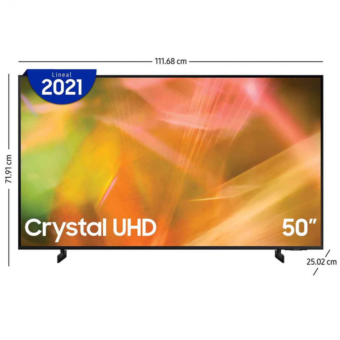 Pantalla Samsung 50" 4K Un50Au8000Fxzx