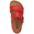 Sandalia Budy con Velcro 15-17 Rojo Ferrioni para Niña