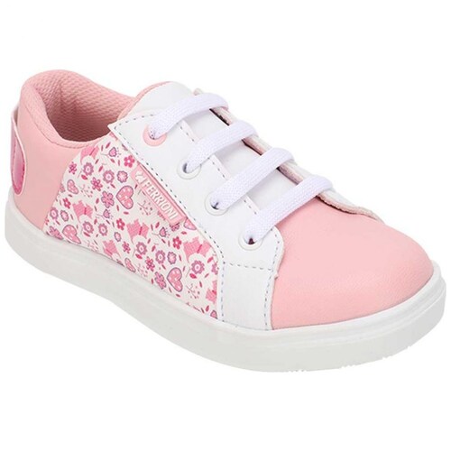 Tenis Gio con Agujeta 18-21 Rosa Ferrioni para Niña