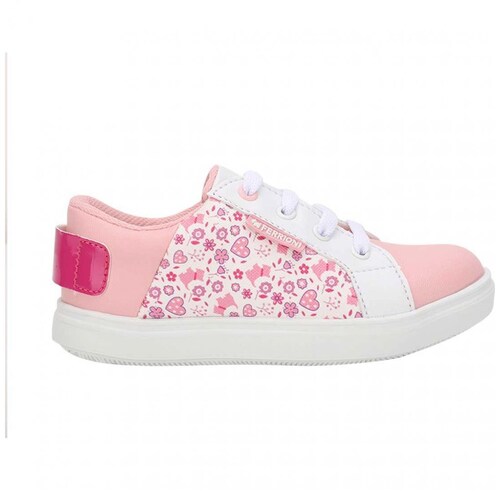 Tenis Gio con Agujeta 18-21 Rosa Ferrioni para Niña