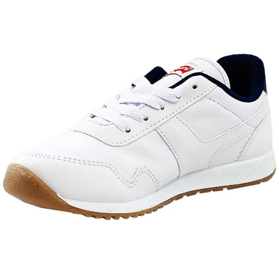 Tenis Jogger Escolar con Agujeta 22-25 Blanco Levi's para Niño