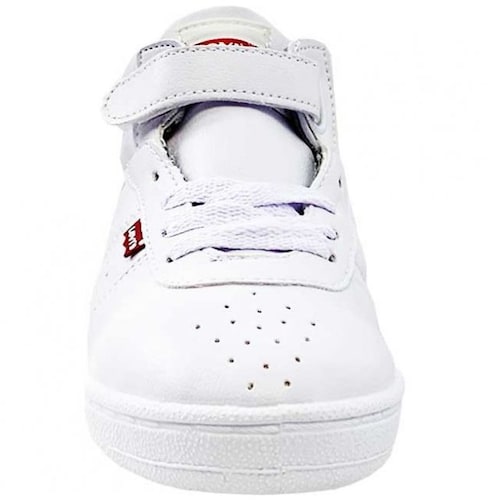 Tenis Bota Escolar Velcro y Agujeta  17-21 Blanco Levi's para Niño