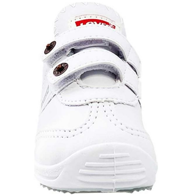 Tenis Escolar Dos Velcros 13-16 Blanco Levi's para Niño