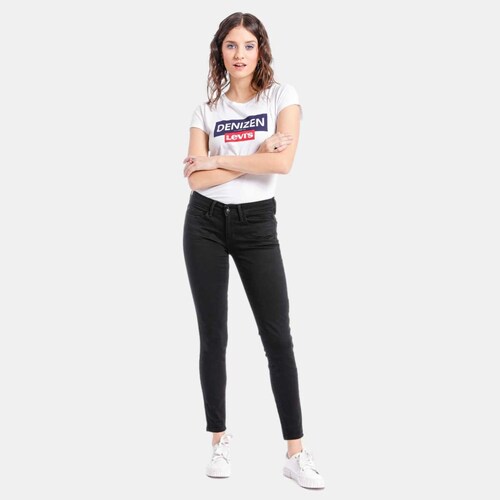Jeans Super Skinny Cintura Baja Denizen From Levis