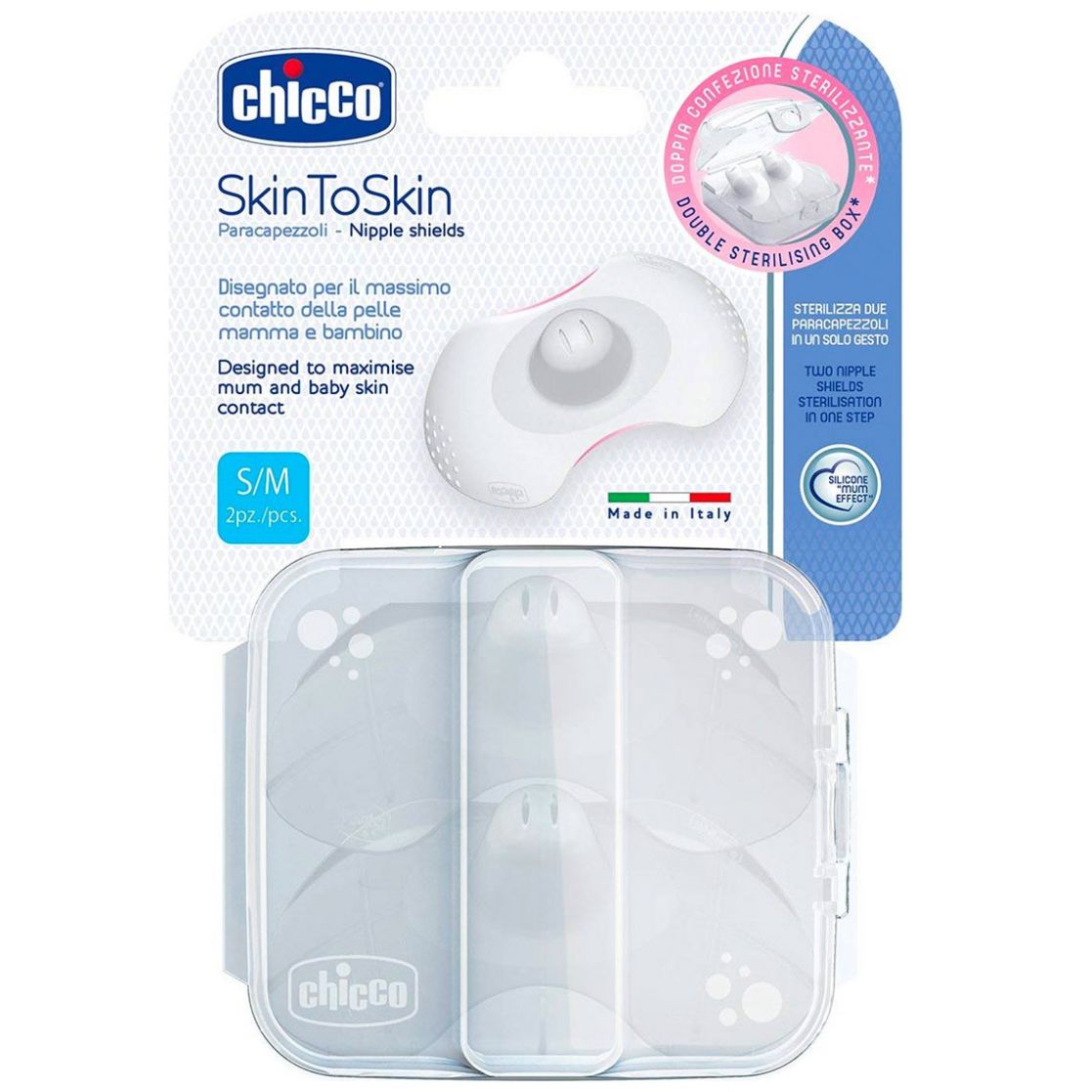 Protector Chicco para Pezón Skin Chico Mediano