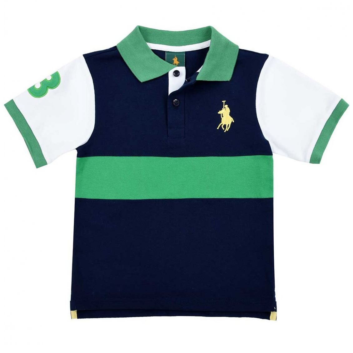Playera Royal Polo Club Modelo Pn-1445 para Niño