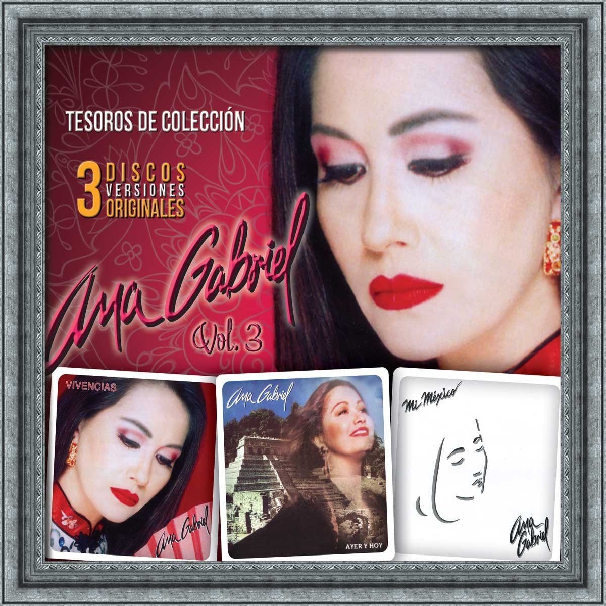 3 Cd\'s Ana Gabriel Tesoros de Colección Vol. 3