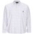 Camisa Talla Plus Manga Larga Estampada Blanco Rcb Polo Club Evr342 para Hombre