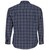 Camisa Talla Plus Manga Larga Cuadro Azul Rcb Polo Club Pe301 para Hombre