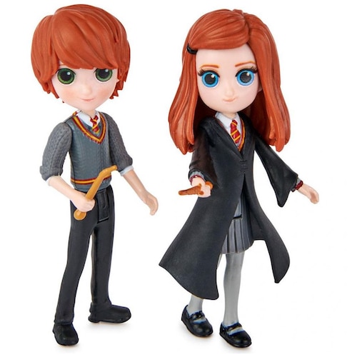Mini Figuras M&aacute;gicas Ron Y Ginny Pack Wizarding World