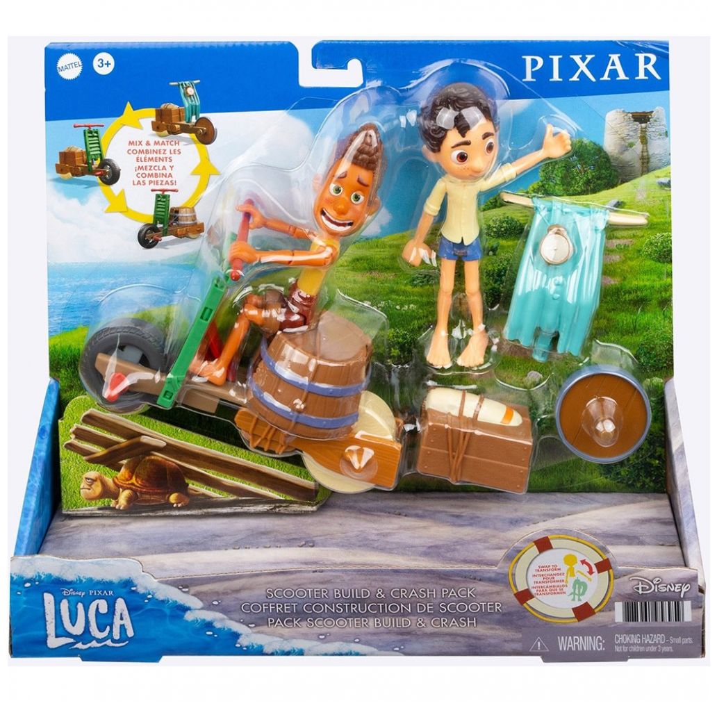 Paquete Construye un Scooter Pixar Luca