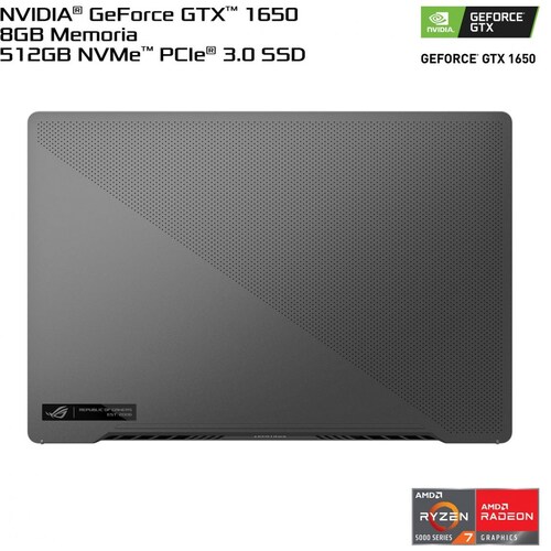 Laptop Gamer Asus Ga401Qhbm019T R7 5800H 8G 512Ssd 1650