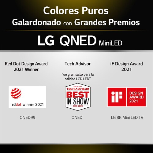 Pantalla LG 75" Qned Miniled Ai Thinq 8K Smart Tv 75Qned99Spa