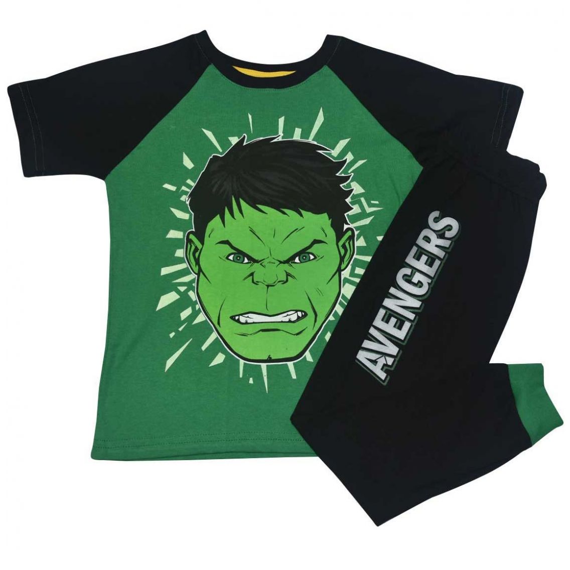 Pijama Playera Manga Corta Y Pantalón Modelo 1Pjav14 Marvel para Niño