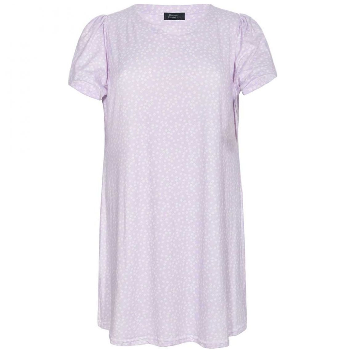 Vestido Línea a Manga Corta Doma Fashion