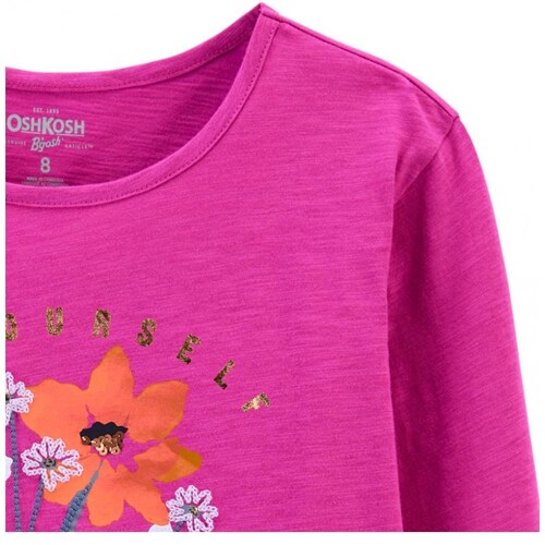 Playera Manga Larga Osh Kosh Modelo 3J842213 para Niña