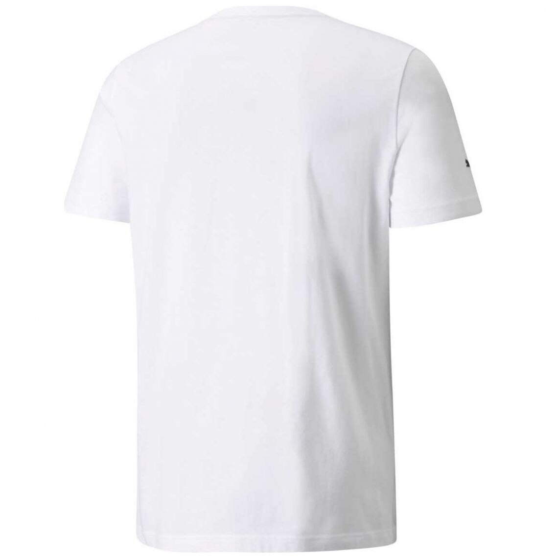 Playera Blanca Caballero Puma Ferrari Race Colored Modelo 531691 07