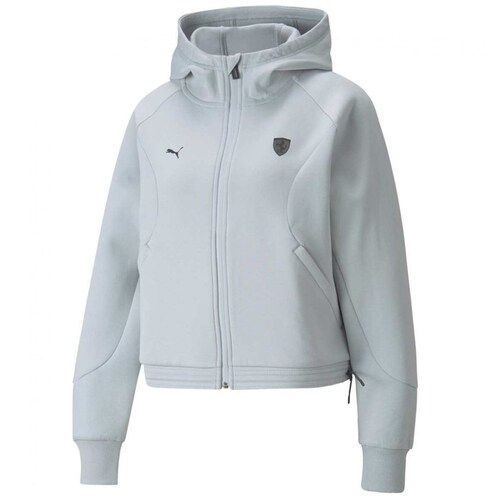 Sudadera Gris para Mujer Puma Ferrari Style Wmn Hooded Sweat Modelo Elo 531776 05