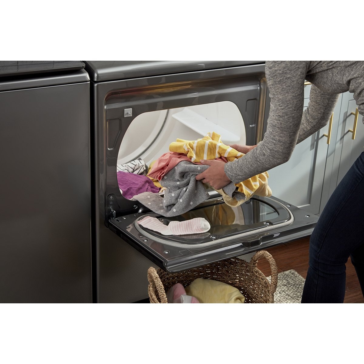 Secadora Whirlpool a Gas 27 Kg 7Mwgd7120Lc Gris