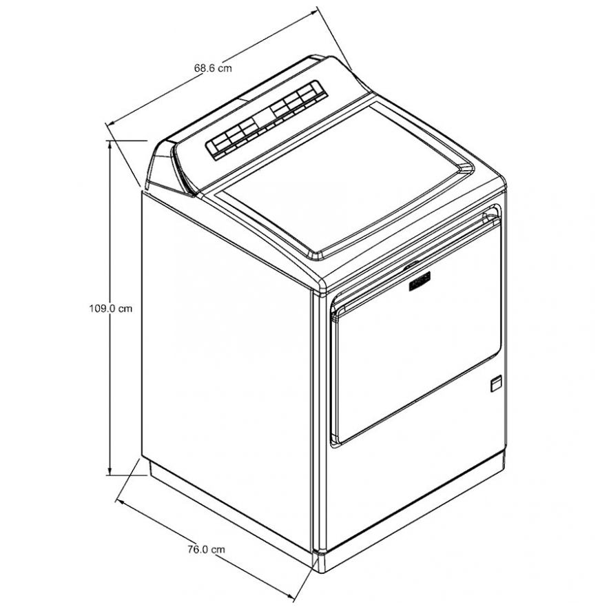 Secadora Whirlpool Eléctrica 27 Kg 7Mwed7120Lc Gris