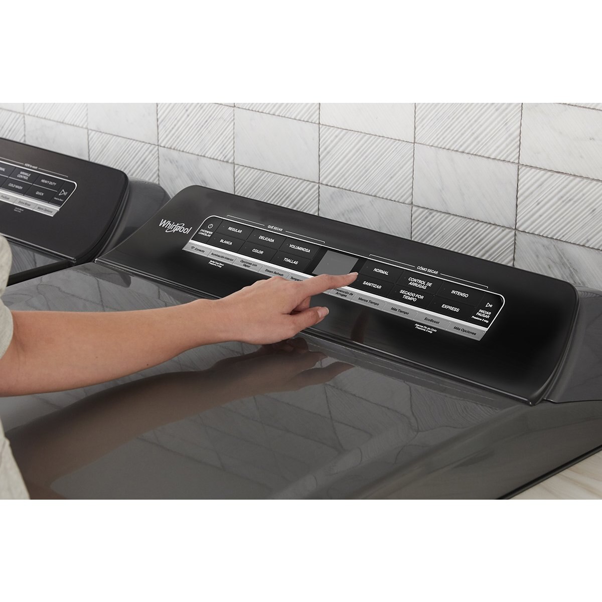 Secadora Whirlpool Eléctrica 27 Kg 7Mwed7120Lc Gris