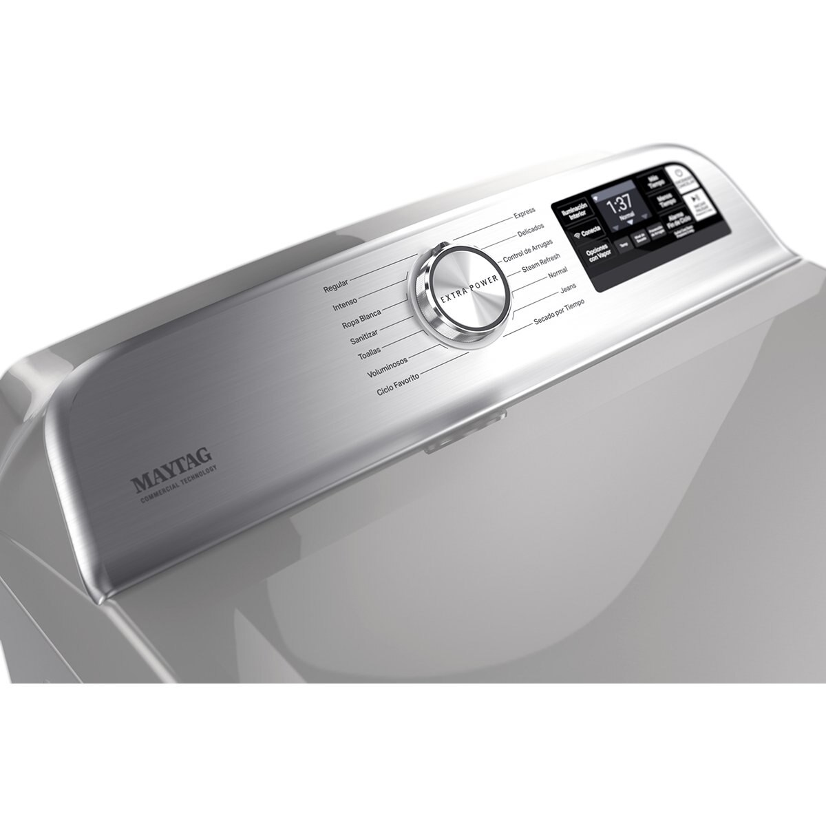 Secadora Maytag Eléctrica 28 Kg؟ Mmed7230Lc Cromo