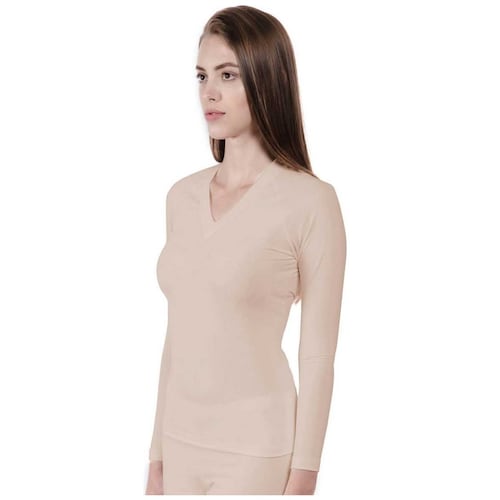 Blusa T&eacute;rmica Cuello V Termal Soft Body Control 2652S21