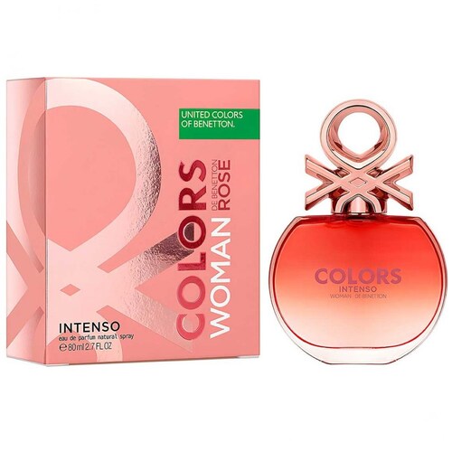 Fragancia para Dama Benetton Colors Rose Intenso Edp 80Ml