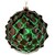 Esfera Tipo Panal Caramelizada Color Verde Oscuro 10Cm