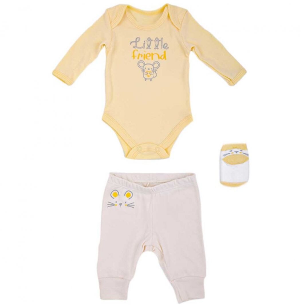 Conjunto 3 Piezas para Bebé Baby Craysi Modelo K1459