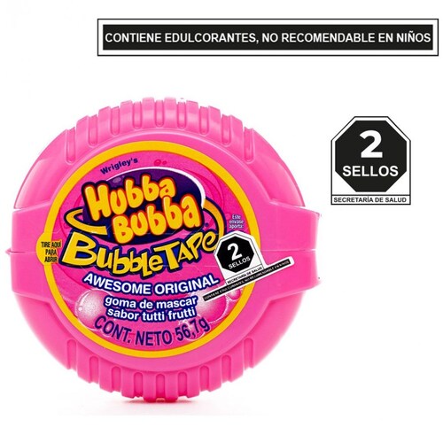 Goma de Mascar Hubba Bubba Wrigley 57 G