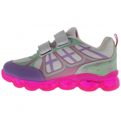 Tenis Montado Luces 14-19 Rosa Paw Patrol para Niña