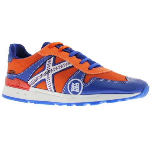 Tenis Montado Jr 20-25 Naranja Azul Dragon Ball para Niño
