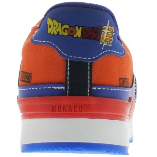 Tenis Montado Jr 20-25 Naranja Azul Dragon Ball para Niño